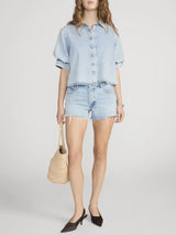 BILLOW SLEEVE SHIRT- PUFFIN