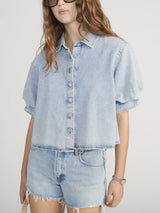 BILLOW SLEEVE SHIRT- PUFFIN