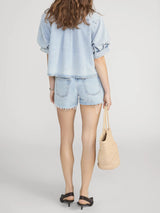 BILLOW SLEEVE SHIRT- PUFFIN