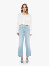 Mid Rise Rambler Zip Ankle Fray- Few and far bewteen