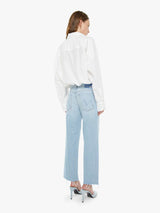 Mid Rise Rambler Zip Ankle Fray- Few and far bewteen