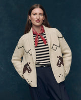 Horse lodge cardigan