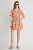 VALENTI MINI DRESS- Night Blooms Sorbet
