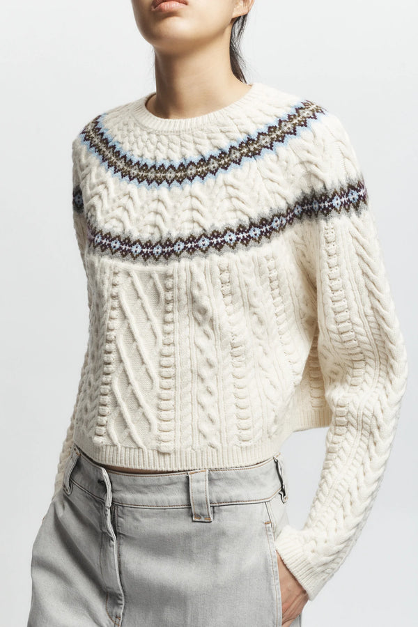 AINSLEY FAIR ISLE SWEATER