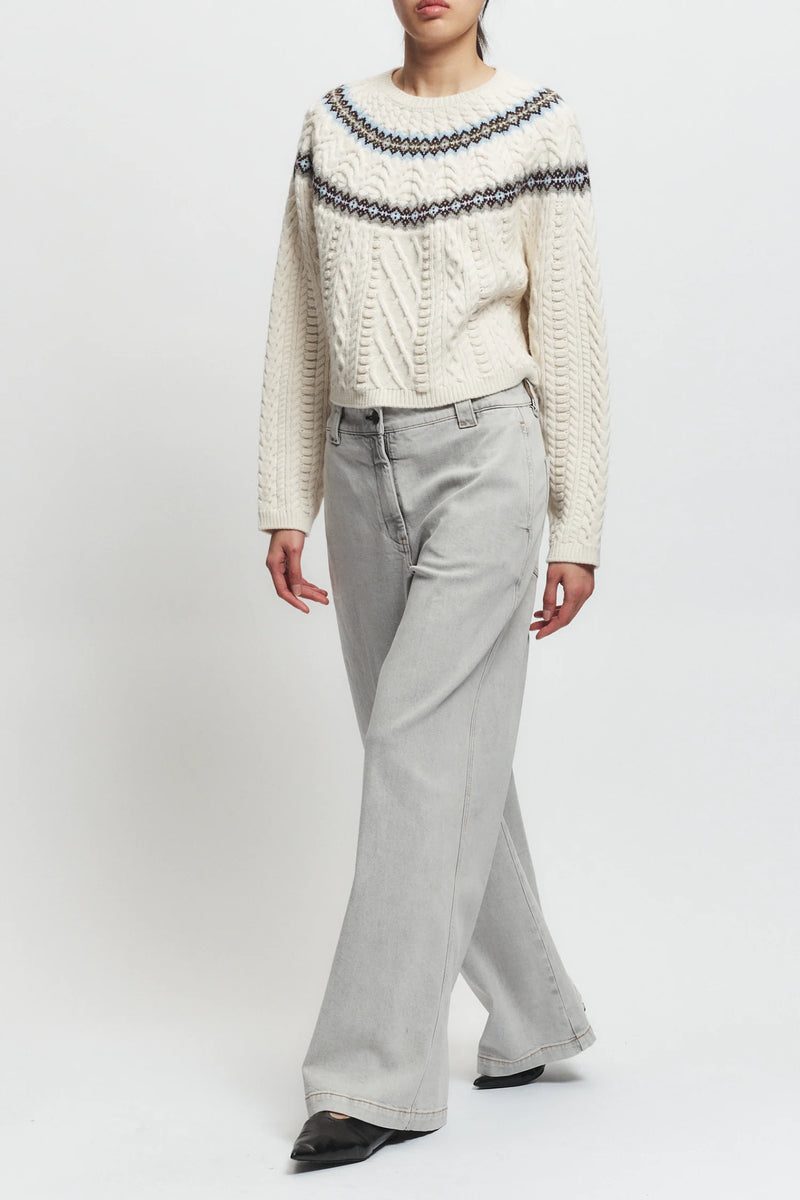 AINSLEY FAIR ISLE SWEATER