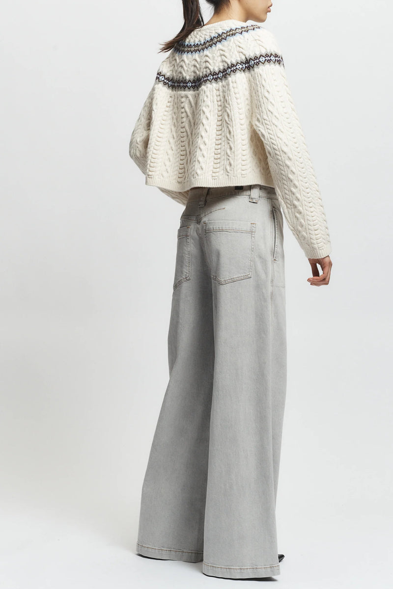 AINSLEY FAIR ISLE SWEATER