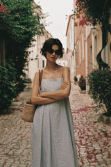 Mirela Dress- Seaside Stripe