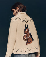 Horse lodge cardigan