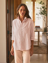 EILEEN- Pink, white, grey plaid