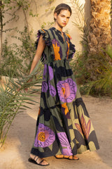Scallop Pintuck Maxi