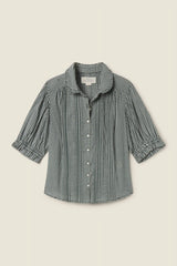 GEMMA BLOUSE_ CASPIAN CHECK