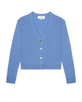 Cashmere Tiny V Neck Cardigan