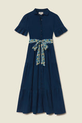MARTINE DRESS- Laguna Blue