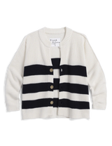 MONTECITO CARDIGAN- NAVY STRIPE