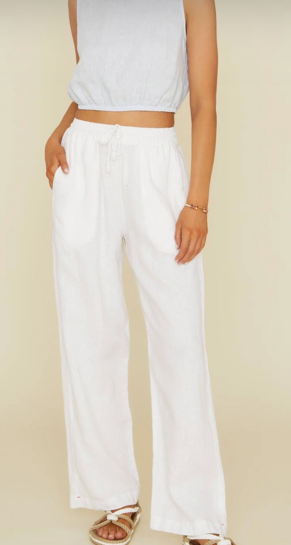 ATTICUS PANTS-WHITE