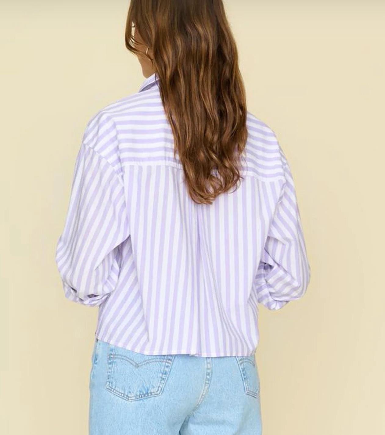 MORGAN SHIRT AMETHYST STRIPE