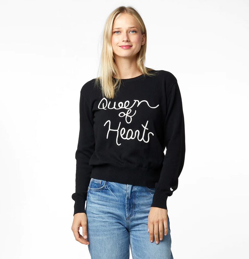 CHARLI QUEEN OF HEARTS SWEATER