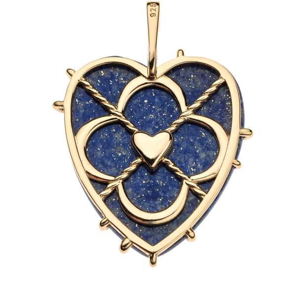 LOVE CARRY YOUR HEART LAPIS-18"