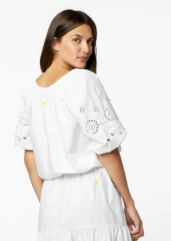 LIZZIE EYELET BLOUSE