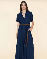 LINNET DRESS-NAVY