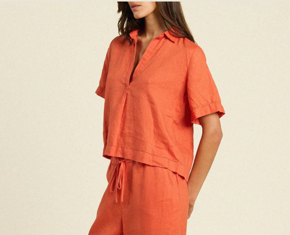 Cora Shirt- Dried Apricot