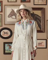 Embroidered Western Shirt