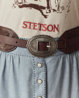 Tooled Waist Belt