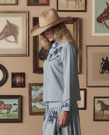 Embroidered Western Shirt