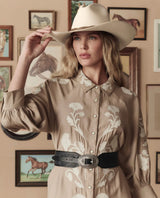 Tooled Waist Belt