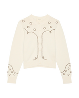 STUDDED CARDIGAN
