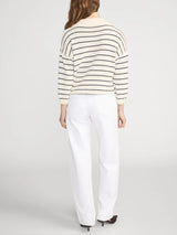 STRIPED EASY PULLOVER