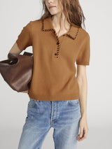 The Leather Stitch Polo