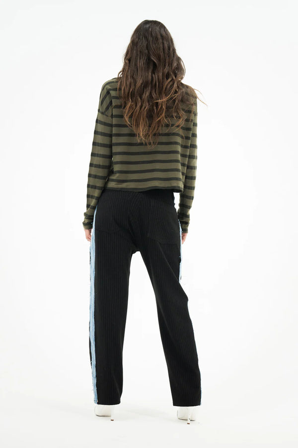 CROPPED LONG SLEEVE T