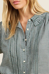 GEMMA BLOUSE_ CASPIAN CHECK