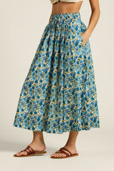 BIANCA SKIRT- Cielo Floral