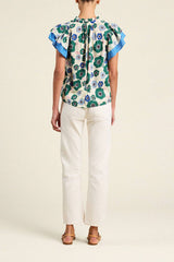 CLOVER BLOUSE- GREEN HOUSE