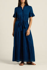 MARTINE DRESS- Laguna Blue