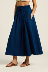 BIANCA SKIRT- Laguna Navy