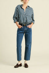 BLAKE OVERSIZED SHIRT- MARITIME PLAID