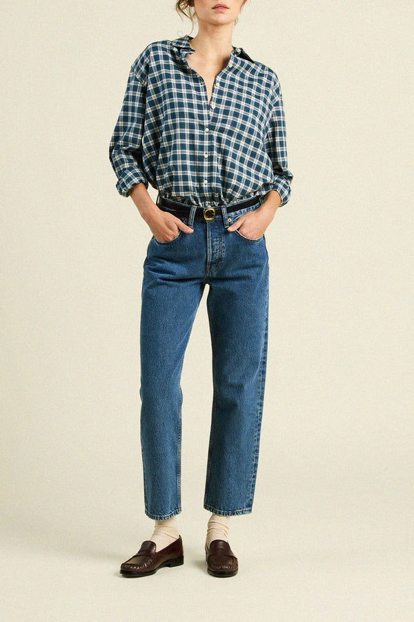 BLAKE OVERSIZED SHIRT- MARITIME PLAID