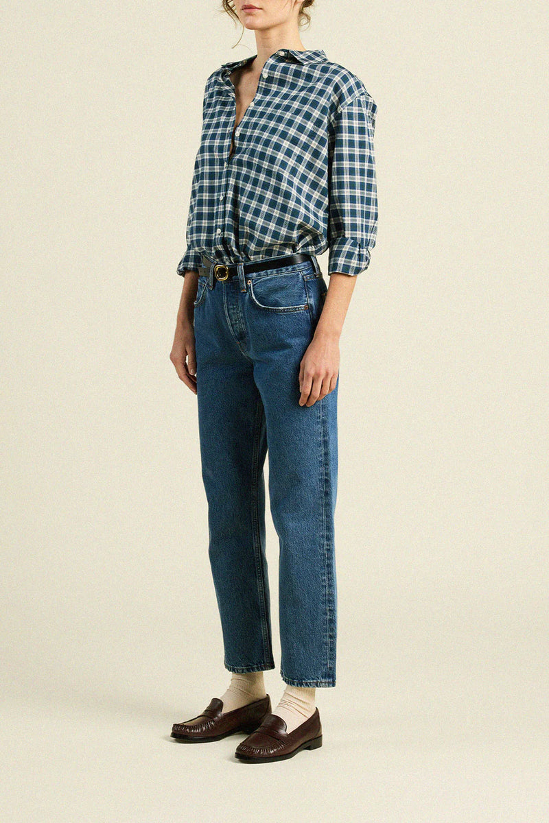 BLAKE OVERSIZED SHIRT- MARITIME PLAID