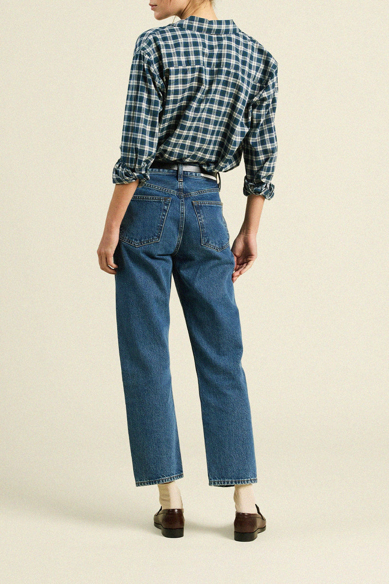 BLAKE OVERSIZED SHIRT- MARITIME PLAID