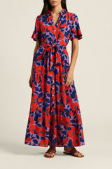 MARTINE DRESS- Poincianna Floral