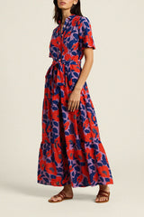 MARTINE DRESS- Poincianna Floral