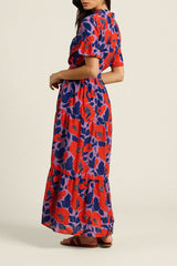 MARTINE DRESS- Poincianna Floral
