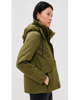 KARA HOODED JACKET- ARMY