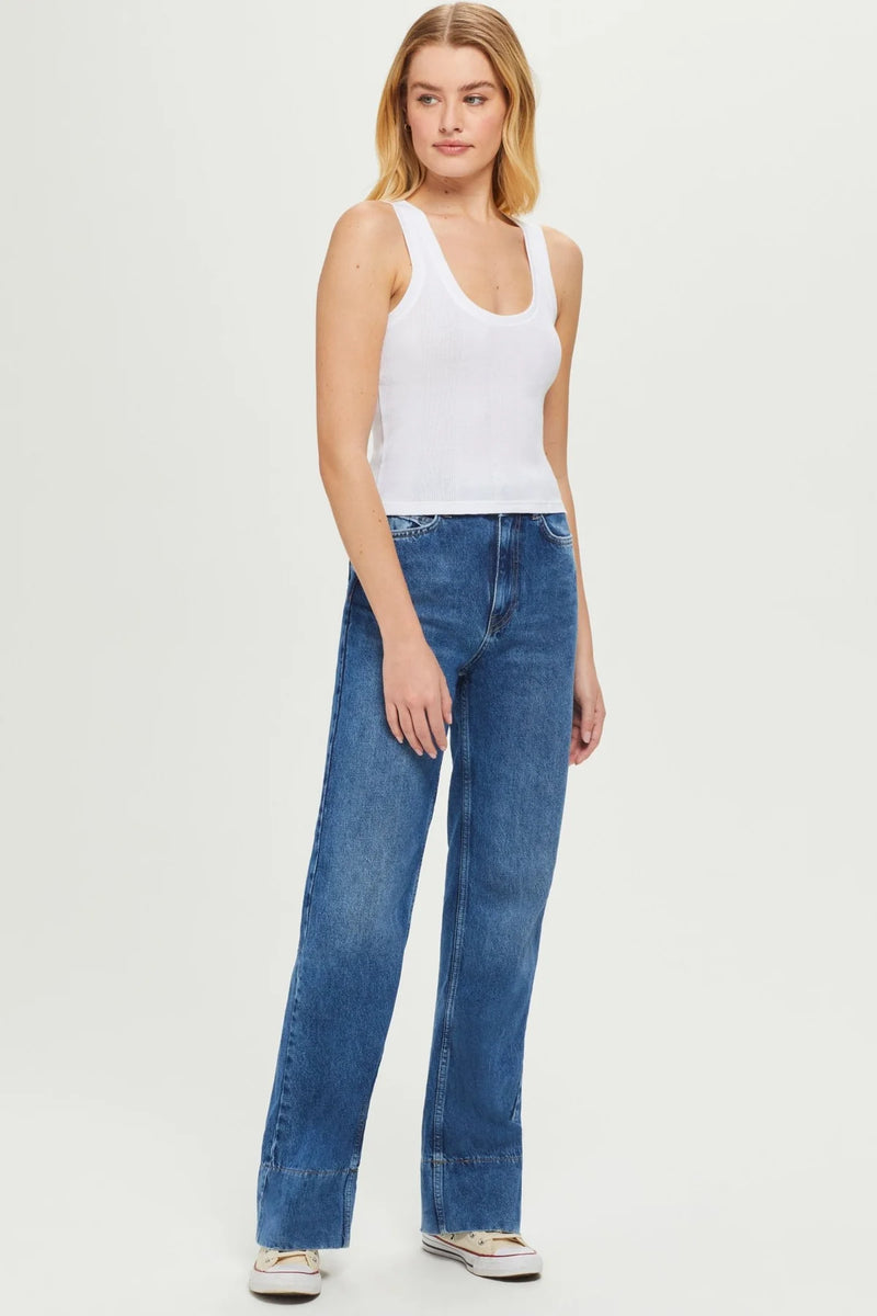 Cotton Rib Crop Tank