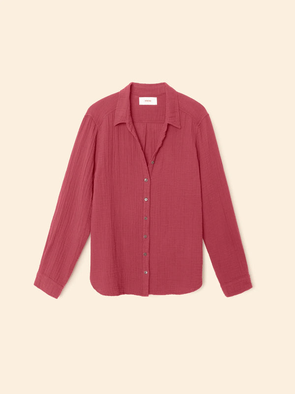 SCOUT SHIRT- RED DAHLIA