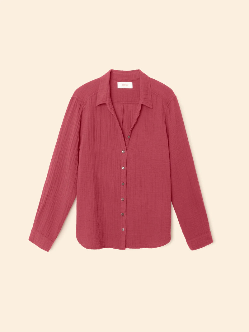 SCOUT SHIRT- RED DAHLIA