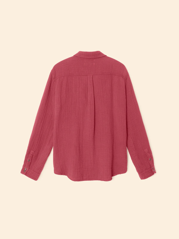 SCOUT SHIRT- RED DAHLIA